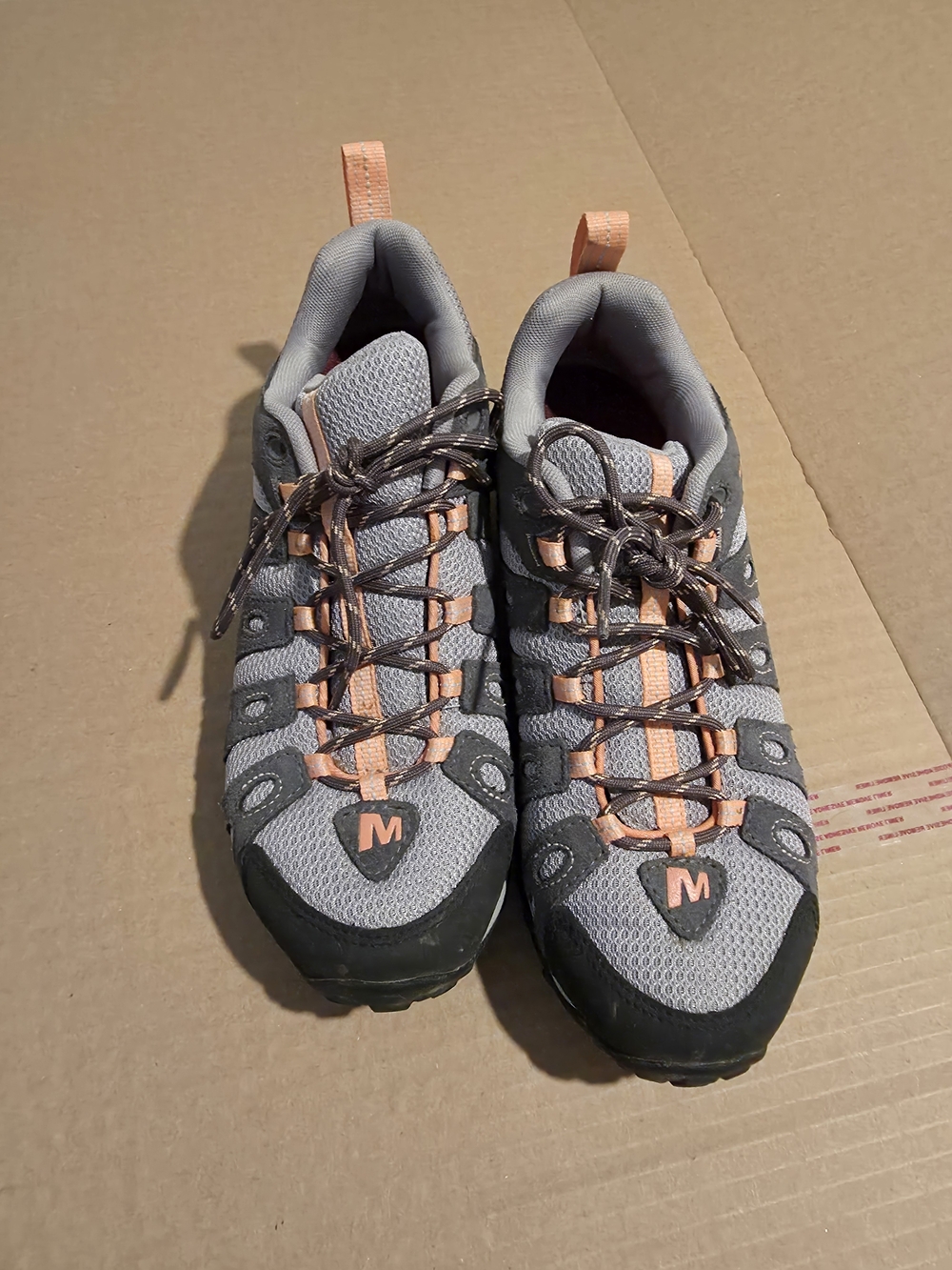 Merrell Dark Gull Grey Women's Hiking Shoes